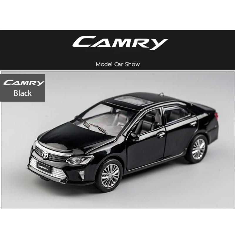 1/32 TOYOTA Camry Детские металлические игрушки инерционные колеса мигающие машины для детей литая модель автомобиля на день рождения рождественские подарки