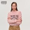 Teenie Weenie Women's 2025 Spring Bear Letter Crewneck Sweatshirt