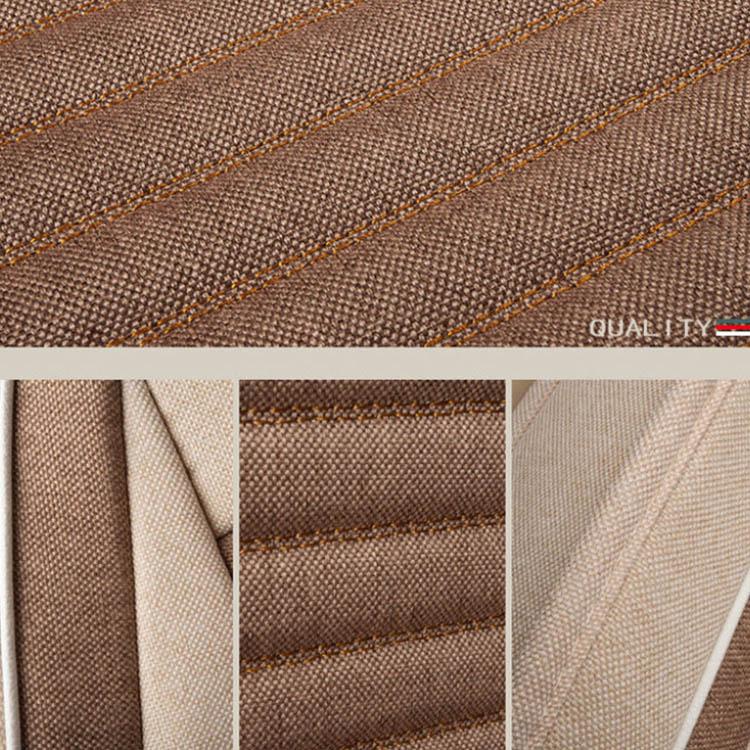 Пятиместная полностью окруженная подушка для автомобильного сиденья, четыре сезона, универсальный чехол для сиденья из льняной ткани, специальный чехол для сиденья, чехол для сиденья