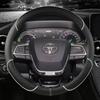 Чехол на руль автомобиля из искусственной кожи для Toyota Sienna 2022 Highlander 2022 Highlander Hybrid, автоаксессуары