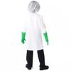 Children Boys Crazy Science Laboratory Scientist Jacket Top Gloves Set Kids Halloween Cosplay Costumes Role Play Outfit