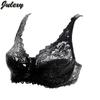 Julexy Big C D E Women Bra Transparent Ultrathin Bralette Plus Size Underwear Lace Brassiere