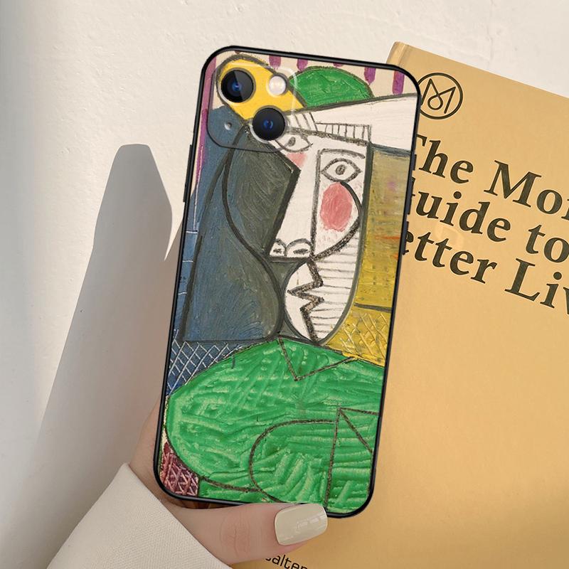 Чехол для телефона Picasso Abstract Art Для iPhone 17 16 15 14 13 11 12 Pro Max mini XR 16e 15 16 Plus 17 Air Полное покрытие