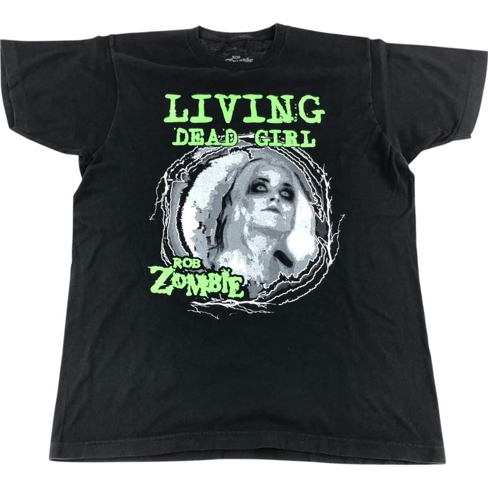 Винтажная футболка Rob Zombie Living Dead Girl Размеры от S до 5XL NE062 Унисекс футболка