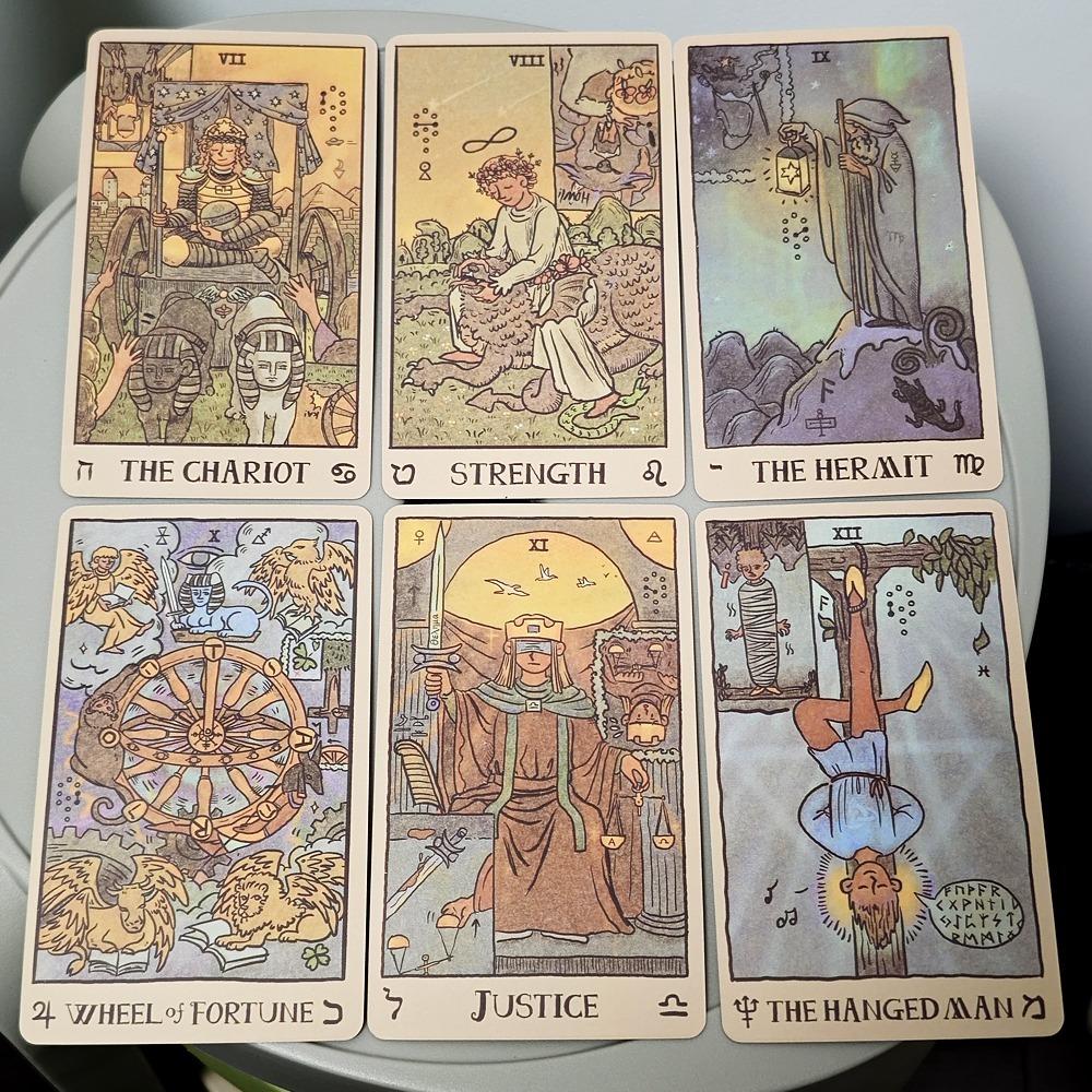 Карты Таро «Глаз Акаши» 78 шт. Карты Таро с перевернутыми изображениями 12*7 см Инди-колода