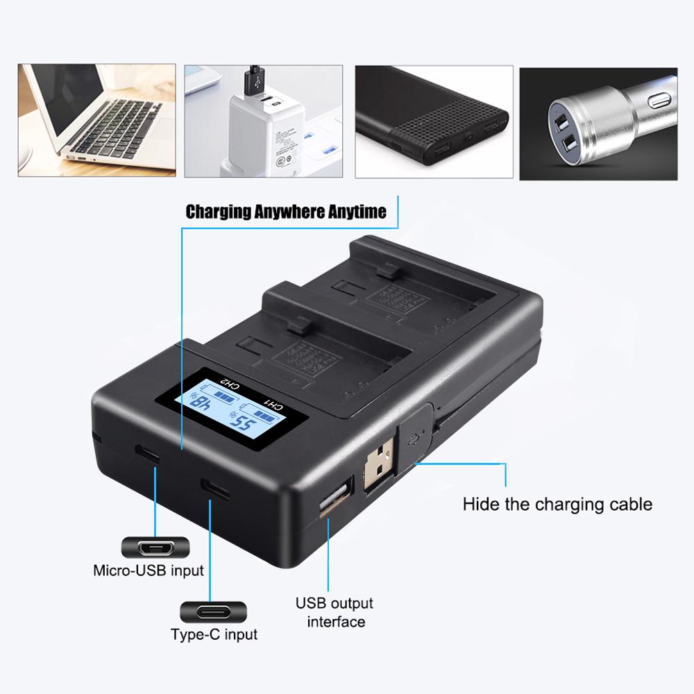 PALO USB-зарядное устройство с ЖК-дисплеем NP-FV100 NP FV100 NPFV100 для SONY FDR-AX100E AX100E HDR XR550E XR350E CX550E CX350E