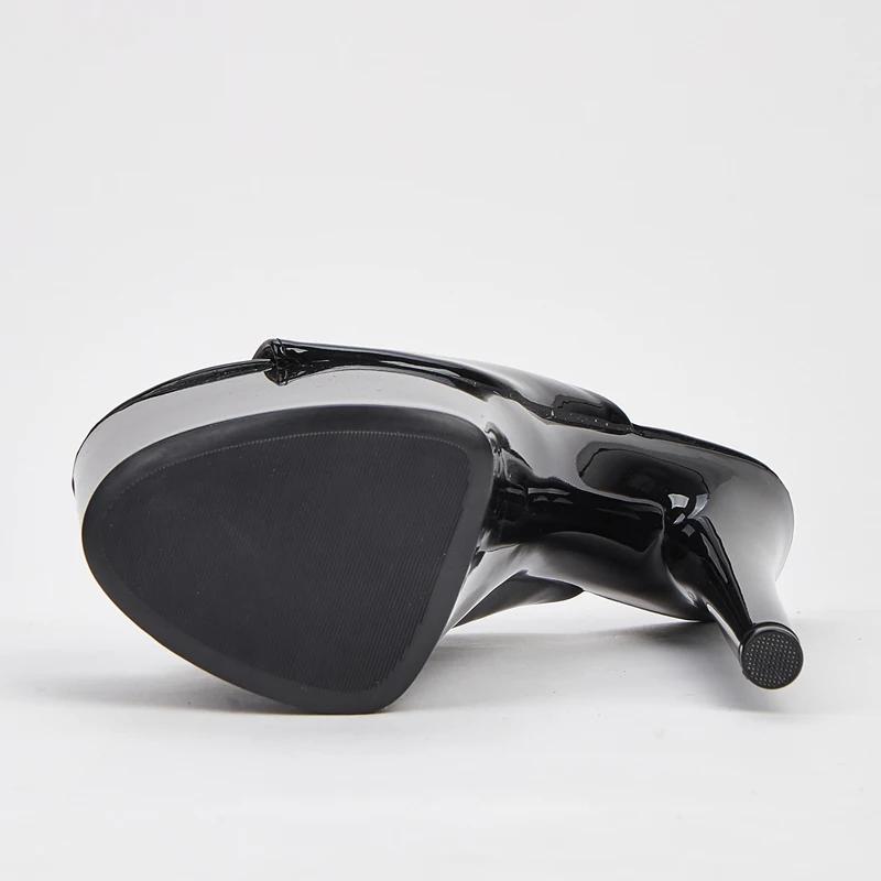 Eilyken Летние экстремальные туфли на толстой платформе с открытым носком, женские сексуальные туфли на шпильках, туфли на высоком каблуке для ночного клуба, вечеринки, выпускного вечера, женская обувь