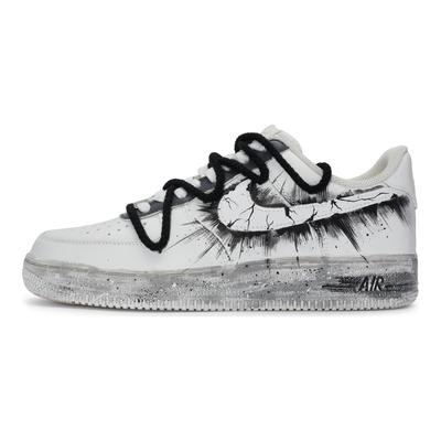 Air Force 1 811 Производство Черно-белые Взрывное Покрытие Теплые Низкие Скейтбордические Кроссовки Мужские Черно-белые CW2288-111(Команда80-)