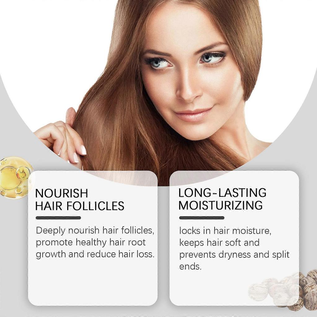 Hair care oil nourishes scalp care care hair frizzy soft hair moisturizing hair care oil 30ml
