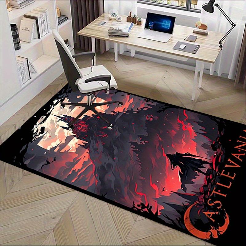 1pc Arknights Office Carpet Soft Polyester Entrance Carpet Washable Non slip Machine Washable Indoor