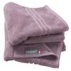 Imabari Towel Certified Mini Bath Towel Hiorie 45 X 100cm Set of 2 Mauve Cotton Highly Absorbent Durable Plain Made In Japan Imabari Brand Approx.