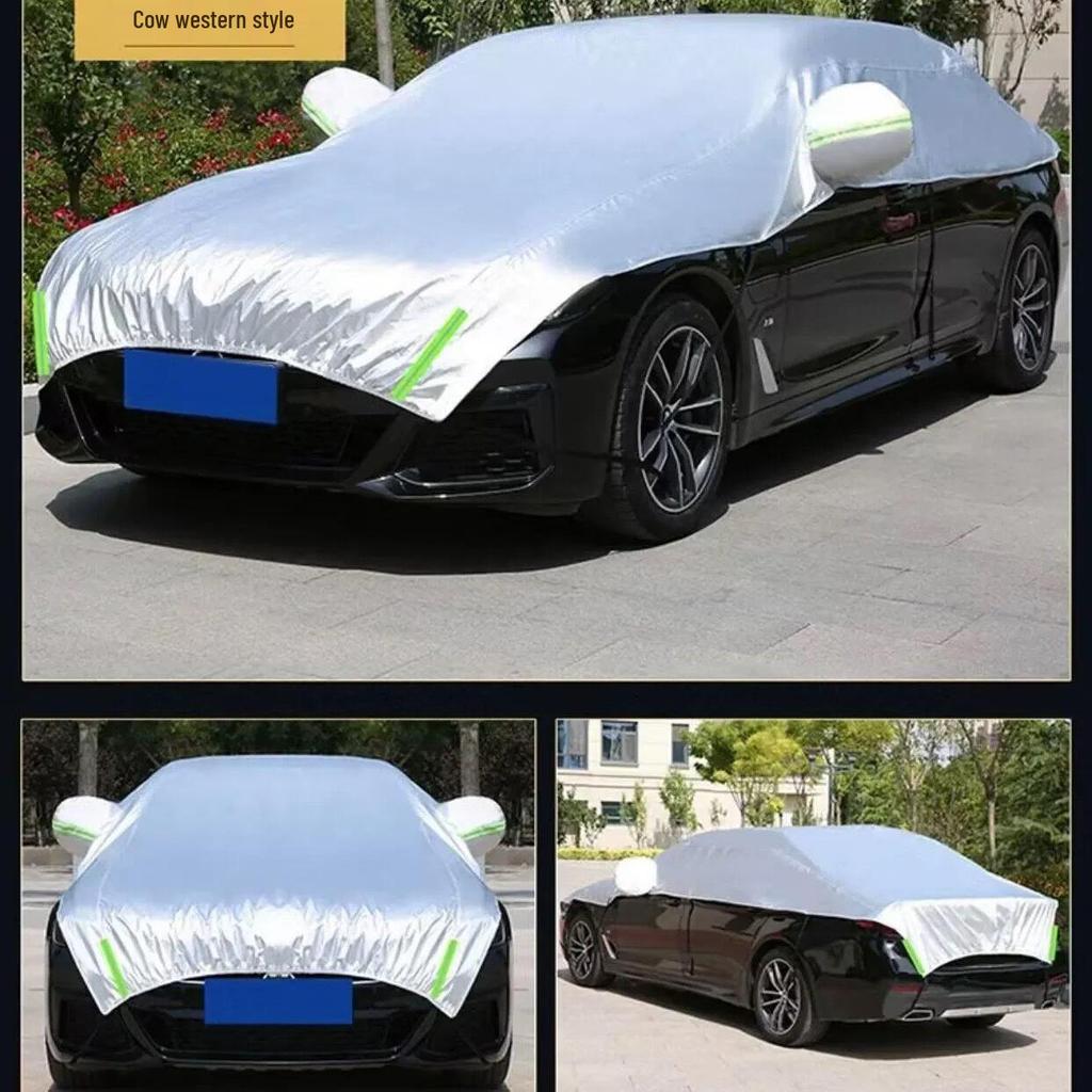 Утолщенный получехол для автомобиля: Защита от солнца, дождя и снега с теплоизоляцией