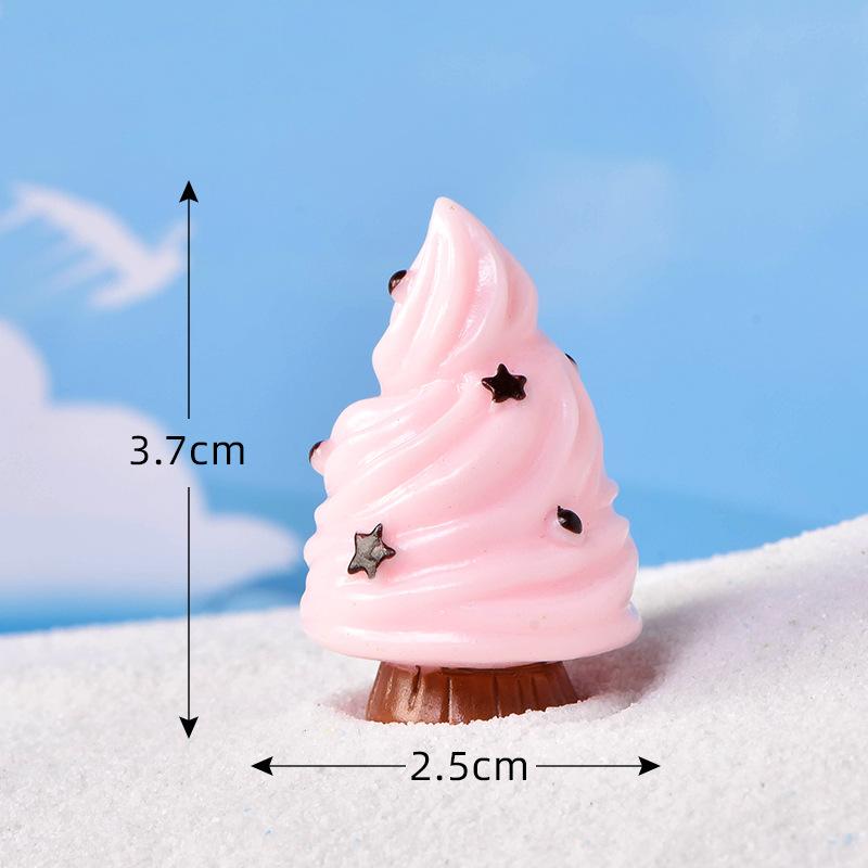 Mini Christmas Tree Couple Figurine Doll Garden Decor Ornament Kid Toy Miniature Landscape Christmas Decorations for Home