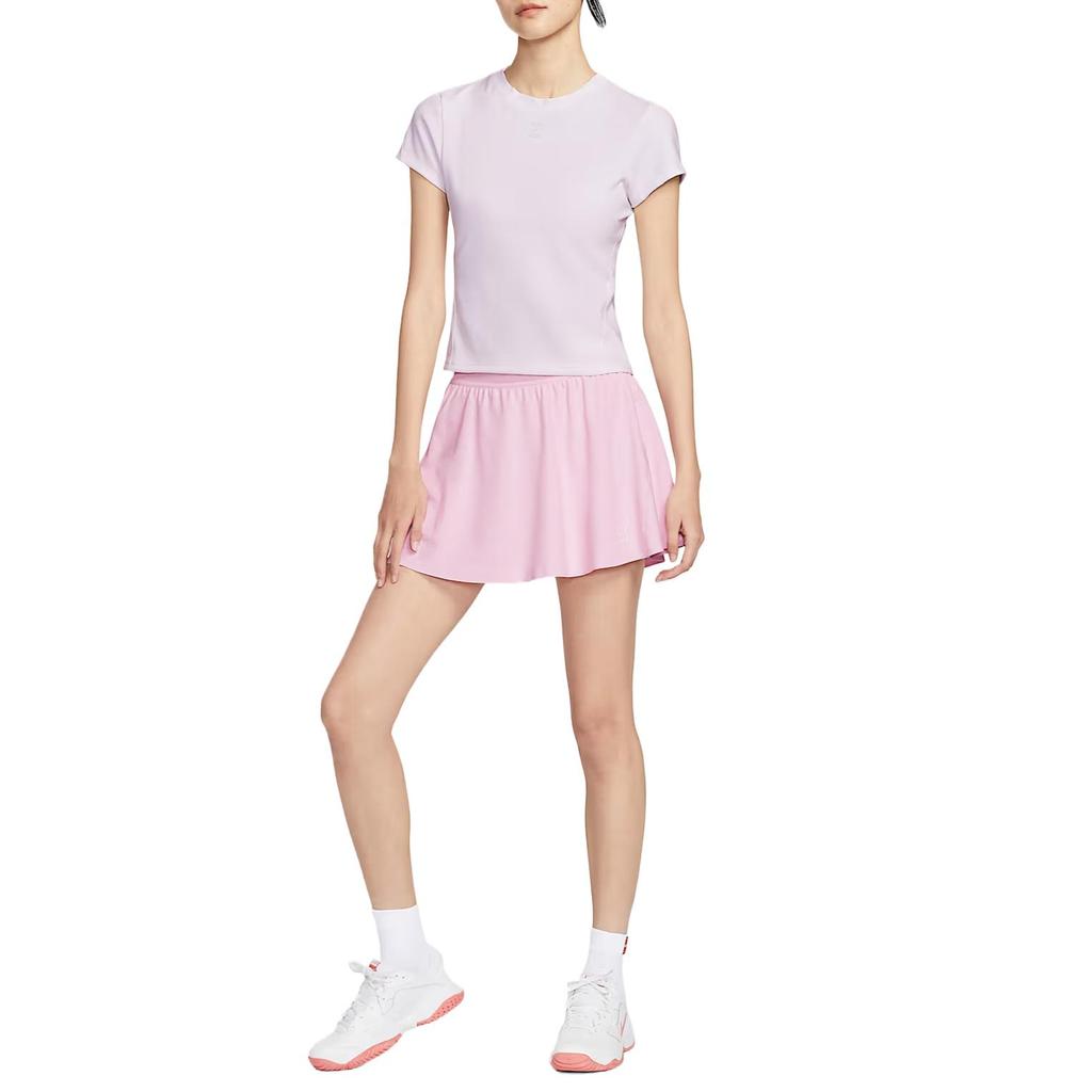 Nike Юбка Court Dri-FIT Advantage Ace с высокой талией, цвет Розовый пена, Женская, FZ6730-663