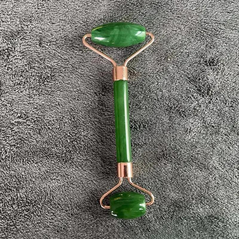 1pcs Natural Gouache Stone Massage Facial Roller Face Body Gua Sha Scraper Beauty Slimming Face Lift Skin Care Massage Tool