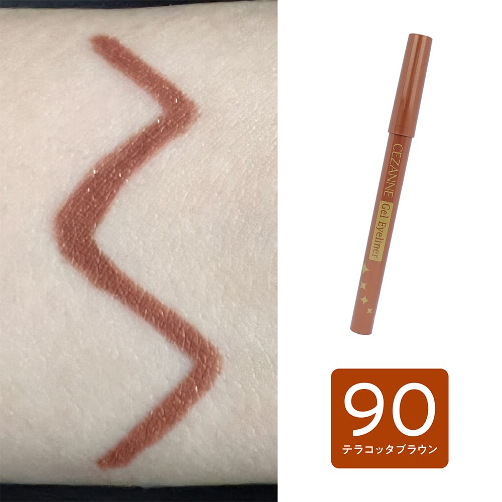 CEZANNE Гелевая подводка для глаз 90 Terracotta Brown 0,1 г Водостойкая - Стойкий точный макияж