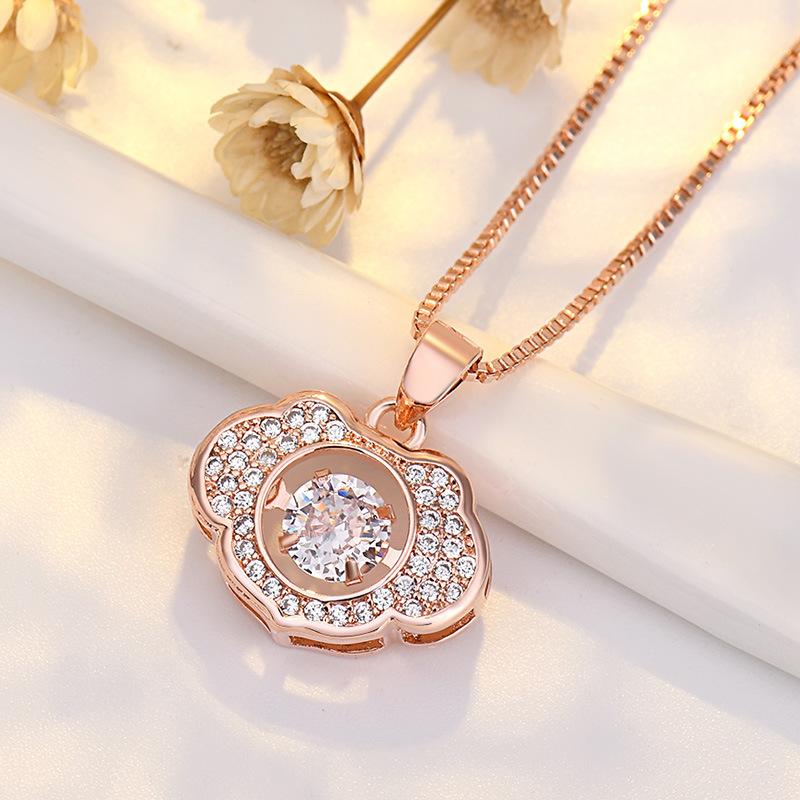 Женское ожерелье Lindon, кулон из медного сплава, циркон, модный подарок