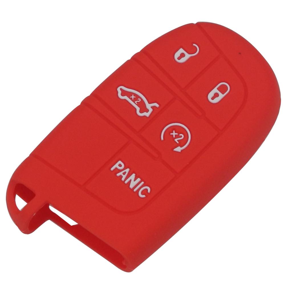 Jingyuqin пульт дистанционного управления 5 кнопок силиконовый резиновый брелок чехол для Jeep Renegade Hard Steel 2016 Smart Protect аксессуары кожа