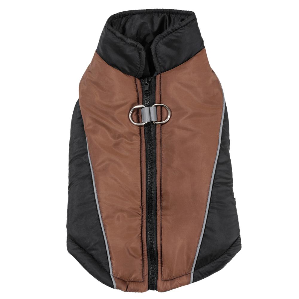 Winter Dog Clothes Reflective Waterproof Pet Jacket Vest For Small Medium Dogs Cat Chihuahua Coat With D-ring Pug Teddy Outfits