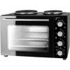 EMERIO MO-125236.4 Mini-four Fonction Chaleur Tournante, Plaques De Cuisson Incluses, Fonction Grill, Avec Fonction Cui