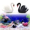 2pcs/set Swan Decor Ornaments Set - Perfect for Aquarium Landscaping, Fountain Accents | Valentine's Day Gift for Home & Garden Decor
