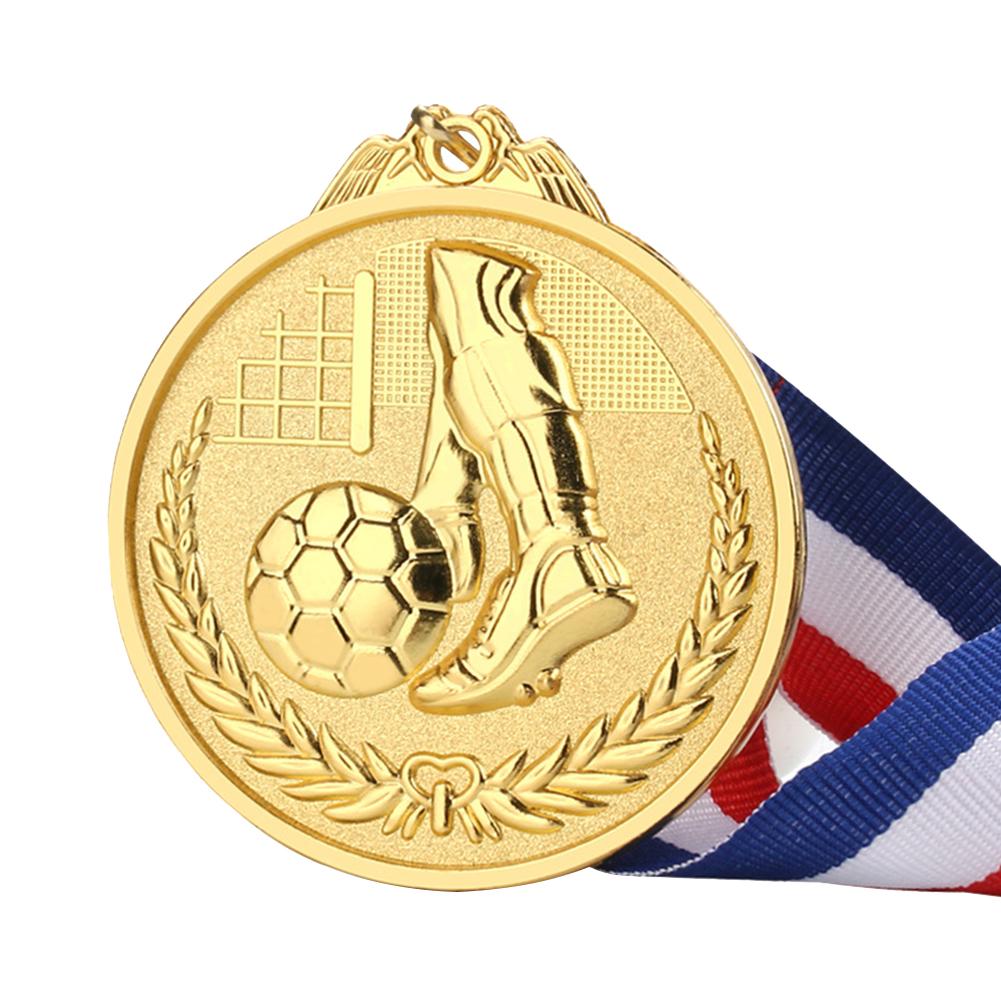 Gold Silver Bronze Medals School Sports Football Volleyball Competition Games Prize Trophy Commemorative Medal soccer trophies