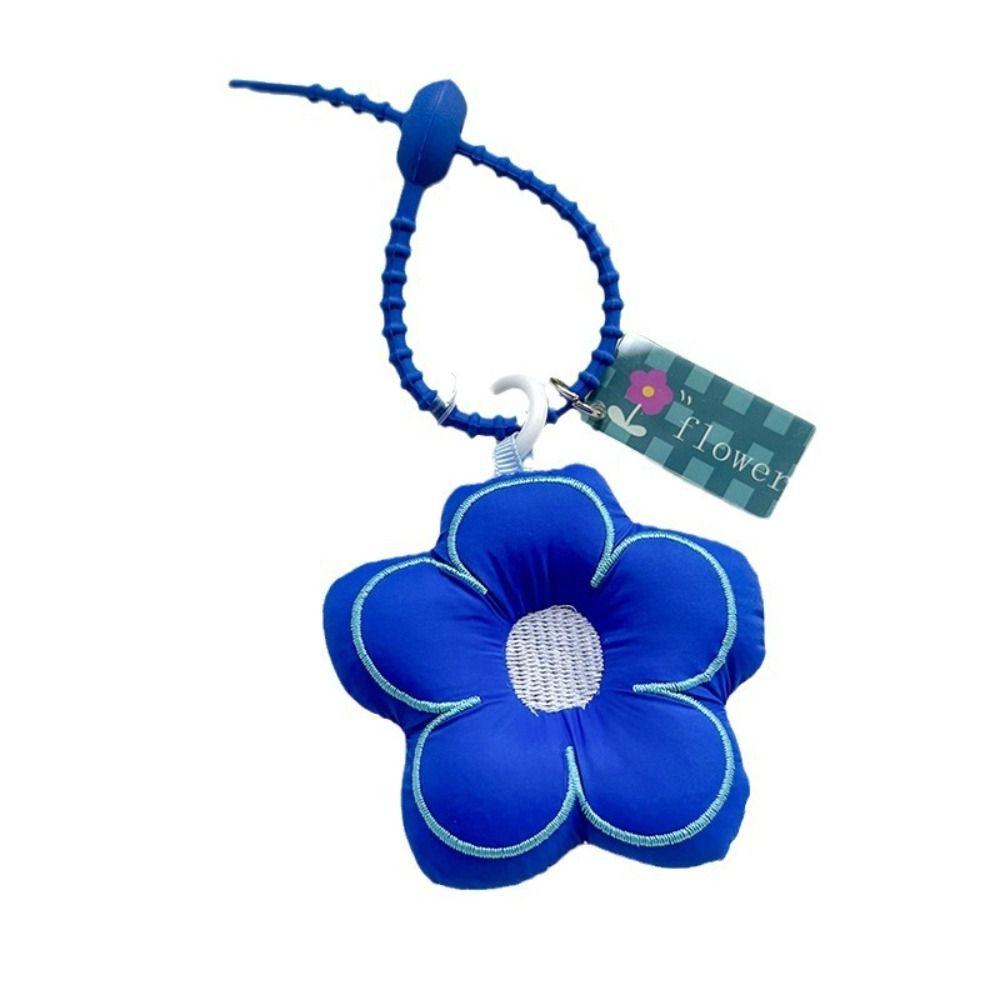 Key Chain Stuffed Sunflower Pendant Jewelry Fabric Flower Bag Pendant Backpack Charms