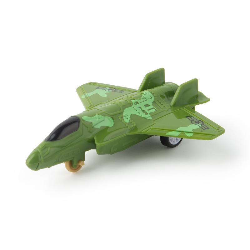 Pull Back Inertia Plane Children's Plastic Toy Fighter Model Creative Giveaway Airliner Set