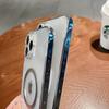 Frameless Clear Wireless Charging Magnet Case For iPhone 15 14 13 12 11 Pro Max XS XR 8 7 Plus Lens Protector Bumper Hard Cover