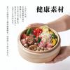 [Метод ручного взбивания] Пароварка Natural Life: Полностью ручная работа, без использования клея, без запаха, натуральный бамбуковый аромат, включает паровую тарелку, кисточку,
