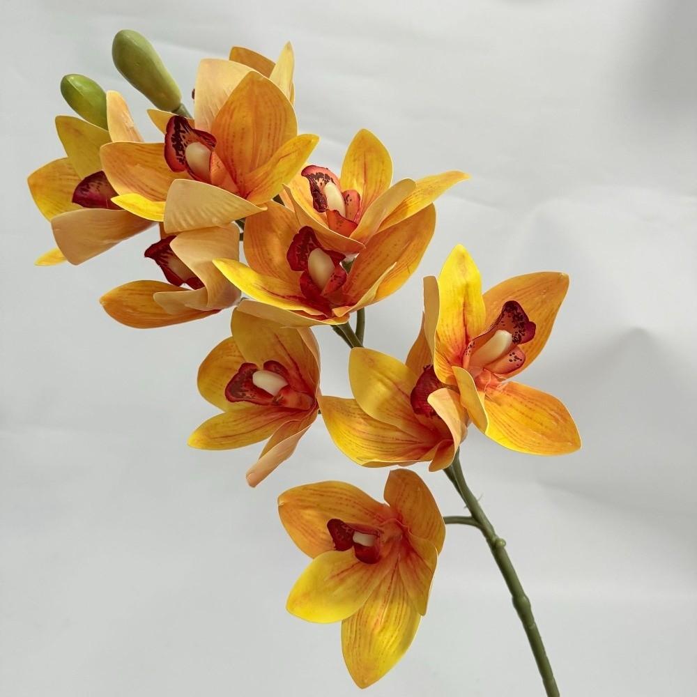 Fashion 10 Head Artificial Flowers Festival Party Supplies Handmade Magnolia Fake Flowers Craft Floral False Flowers Outdoor