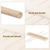 PATIKIL 5mm X 15cm Dowel Rods, 25pcs Unfinished Wooden Dowel Rods, Round Dowels, Hardwood Sticks for DIY Crafts and Home Decor