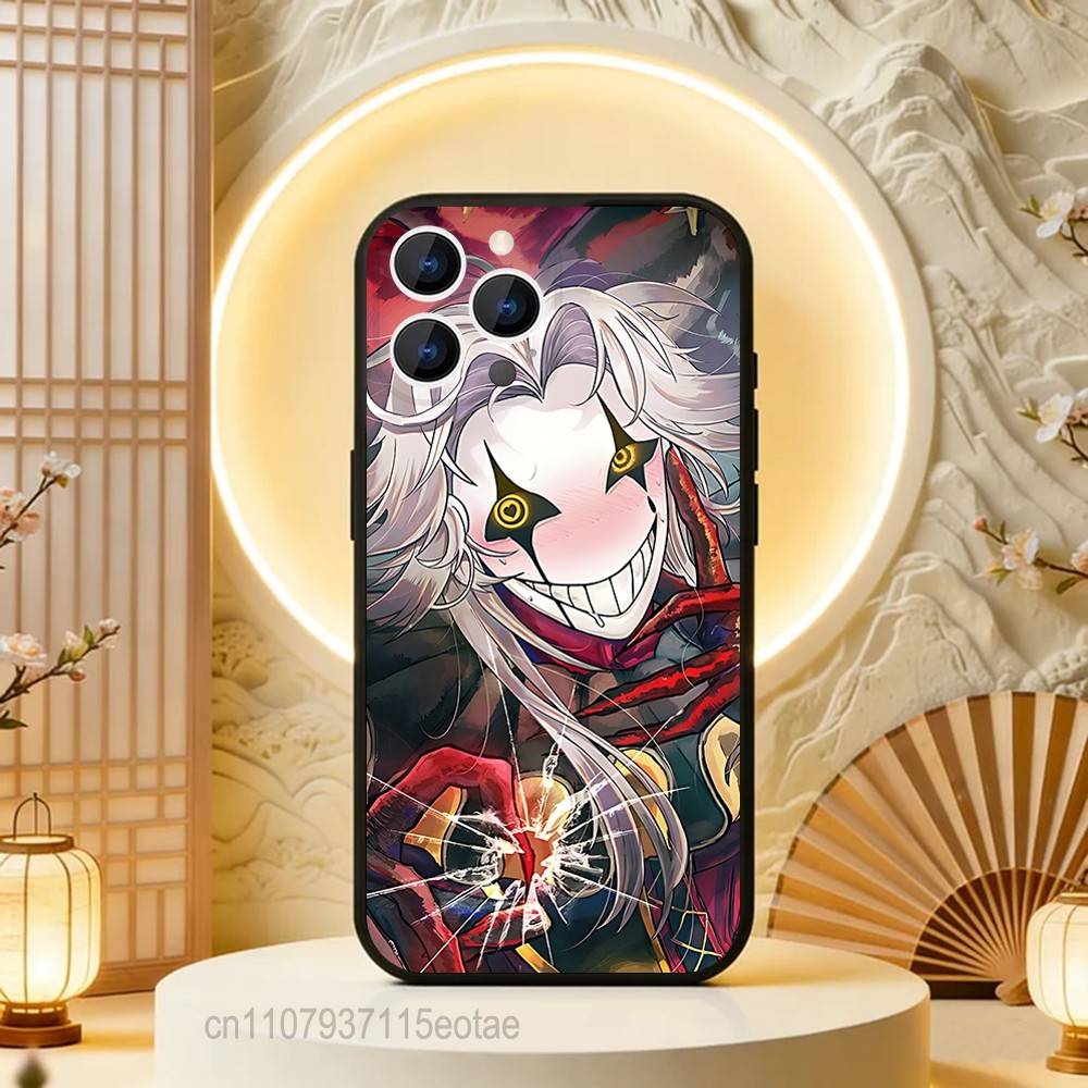 F-Freak P-Pierrots Цирк Черный Мягкий Чехол Для iPhone 17 13 14 15 11 16 12 Pro Max Pro Max Plus E Air Mini Чехол-Оболочка Для Телефона