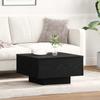 Coffee Table Black Oak Look 55 x 55 x 31 cm