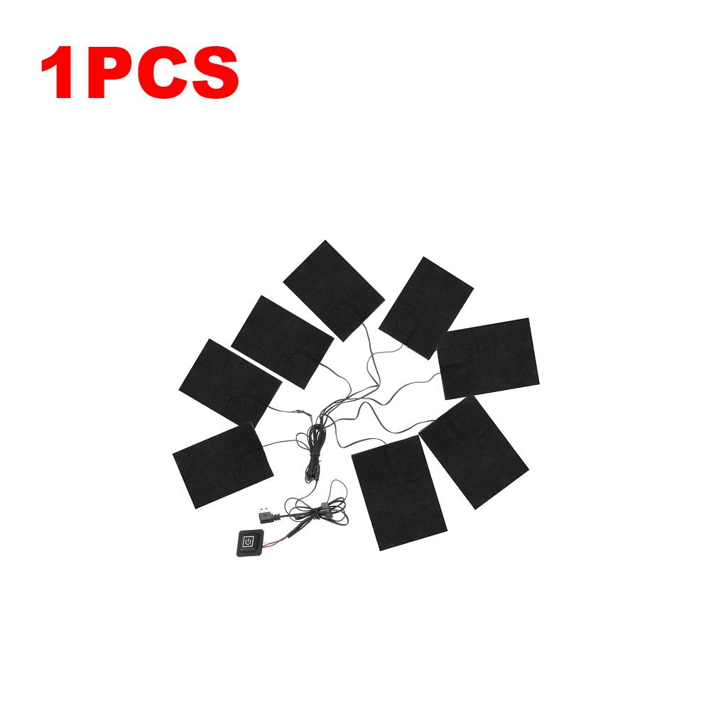 1-5 шт. Нагревательные элементы для куртки, электрическая грелка для одежды, 3 уровня нагрева, греющая накладка для зимы, для активного отдыха, катания на лыжах, кемпинга, пеших прогулок
