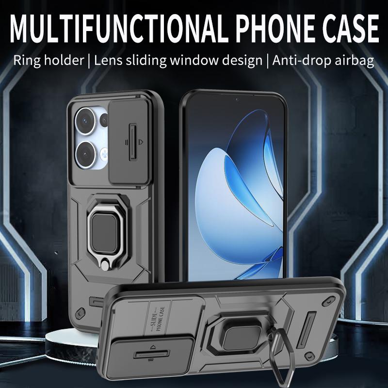 Armor Shockproof Case For OPPO Reno 13 Pro 5G Reno13 Protective Cover Ring Magnetic Stand Holder Coque Fundas Capa