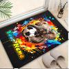 1PC Custom Name Elephant Soccer Art Print Theme Floor Mat Ideal for Living Room, Game Rooms, Office, Bedroom,Floor Mat Playful Design
