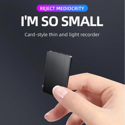 Ультратонкий мини активированный цифровой диктофон Espia Card 8-32 ГБ шумоподавляющий USB-флеш-накопитель диктофон запись звука Mp3-плеер