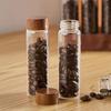 Coffee Beans Storage Bottles Desktop Glass Refill Bottle Bar Counter Storage Jars Multifunctional Home Organize Accessories