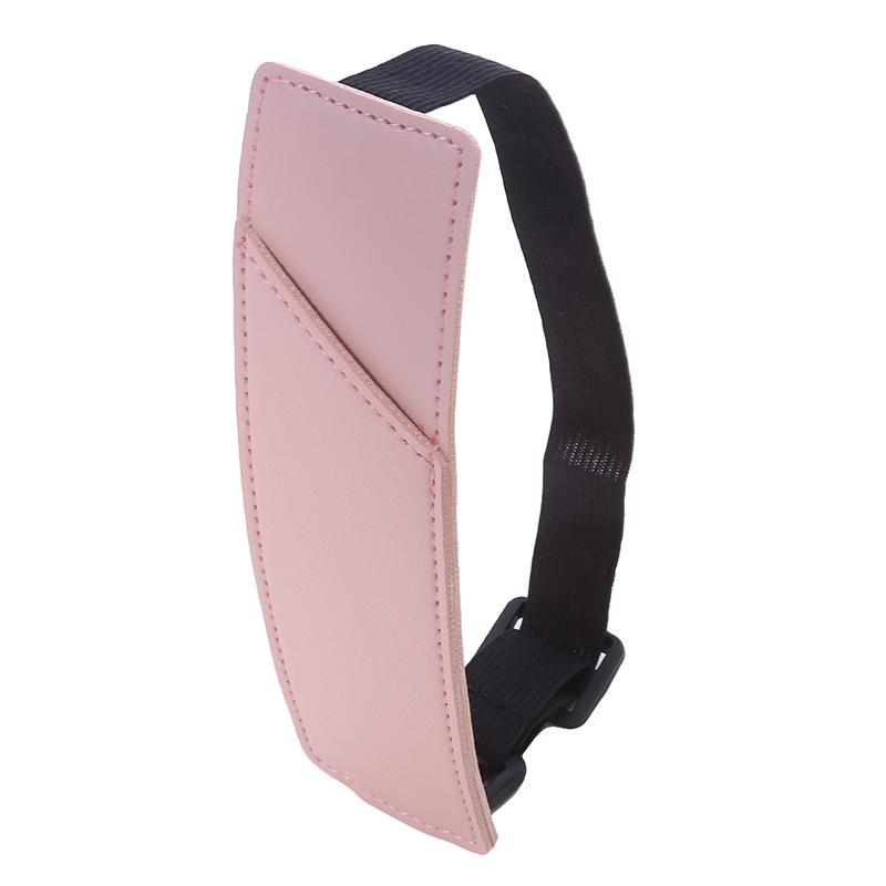 Регулируемый держатель для ручки на резинке, однотонный чехол для ручки из искусственной кожи, студенческий блокнот, страница книги, зажим для ручки