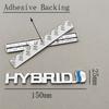 3D Металлическая Наклейка на Автомобиль Логотип HYBRID Наклейка на Крыло Боковая Задняя Часть Багажника Шильдик Эмблема Для Toyota RAV4 Prius Camry Accord Sienna Авто Аксессуары