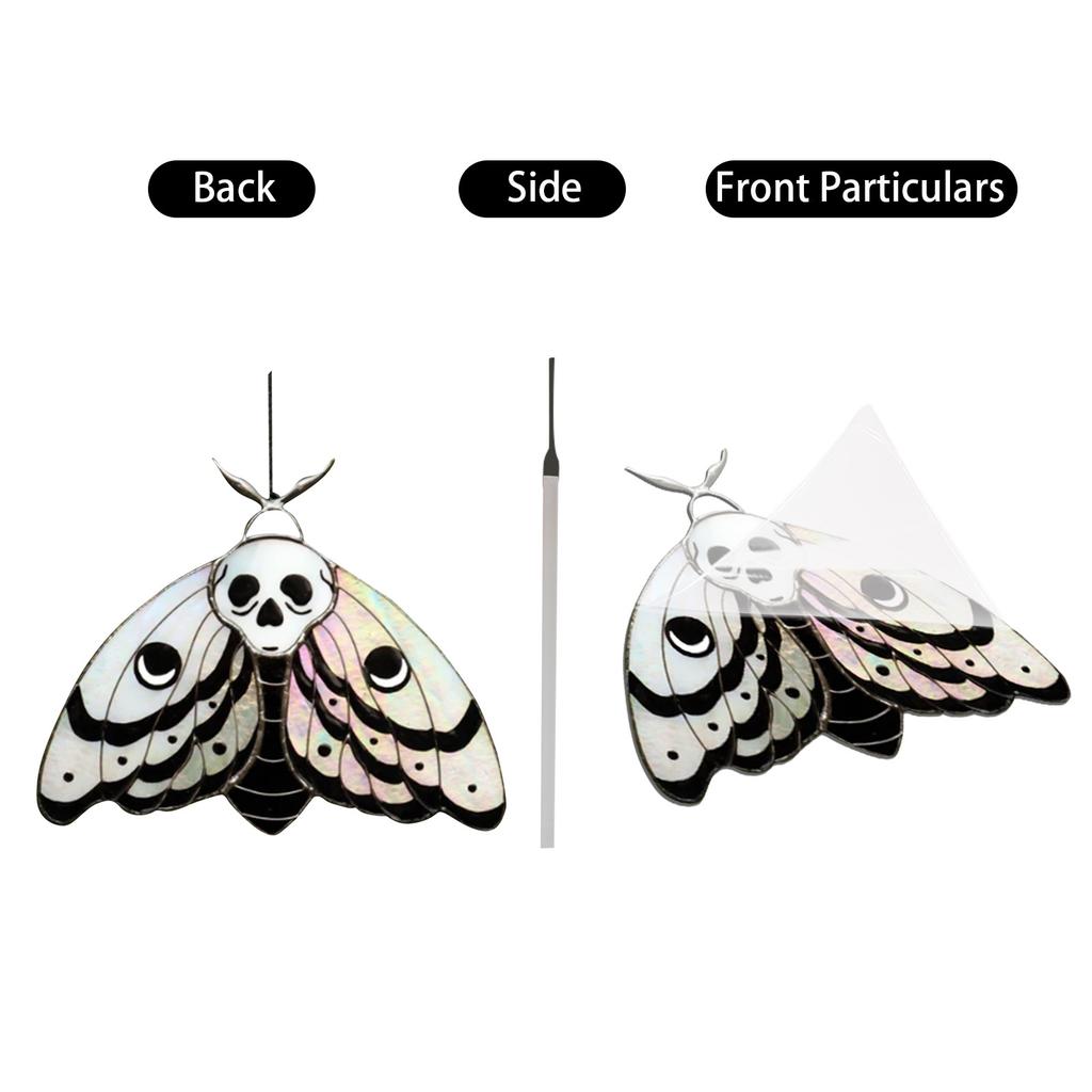 Светопрозрачные подвесные украшения - Пластиковые 2D плоские украшения - Односторонние 3,9-дюймовые рождественские украшения для стен и дверей