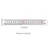 Metal Precision Ruler Stainless Steel Straight Ruler 20cm Steel Ruler Measuirng Tool for Office Learning Drawing
