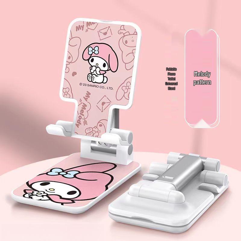 Foldable Rotating Phone Holder for Desktop Streaming and Watching