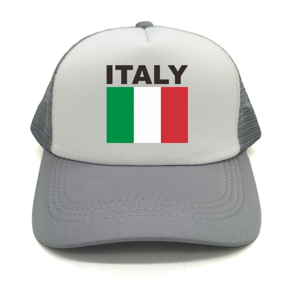 Italia Italy Italian Flag Trucker Cap Summer Unisex Cool Dad Hat Baseball Caps Unisex Outdoor Mesh Net Caps
