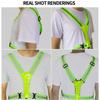 Black Unisex Sporting Knee Support Adjustable Silicone Spring Hollow Open Type Knee Brace