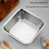 Stainless Steel Square Colander & Mixing Bowl