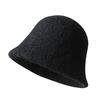 Autumn and Winter Warm and Ear Protecting Versatile Lamb Wool Fisherman Hat with Large Head and Basin Hat Face Covering Bucket Hat