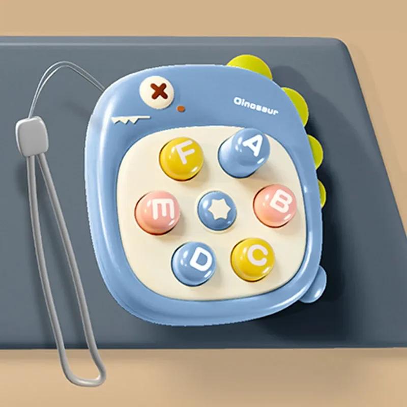 Детские стучащие игрушки с героями мультфильмов Монтессори, портативные декомпрессионные игрушки для малышей, образовательный подарок на день рождения, тема животных, детская боевая игра