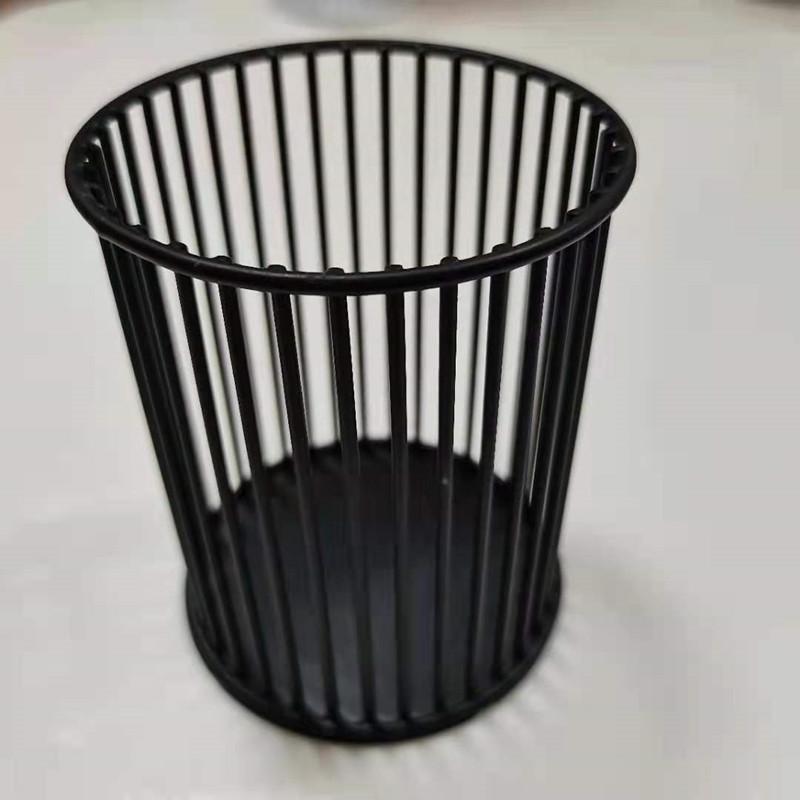 Косметическая коробка для хранения кистей для макияжа, цилиндрический футляр для хранения кистей для губной помады, держатель для ручек, органайзер из кованого железа для хранения ручек